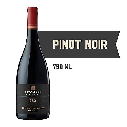 Kenwood Vineyards Six Ridges Pinot Noir - 750 Ml - Image 1