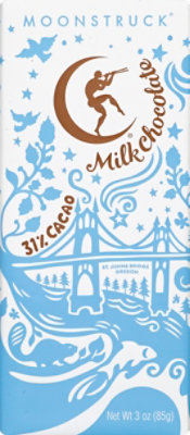 Moonstruck Milk Chocolate Bar - 3.0 Oz - Image 2