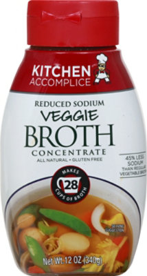 Kitchen Accomplice Broth Concentrate Reduced Sodium Veggie - 12 Oz - Image 2