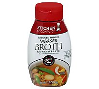 Kitchen Accomplice Broth Concentrate Reduced Sodium Veggie - 12 Oz