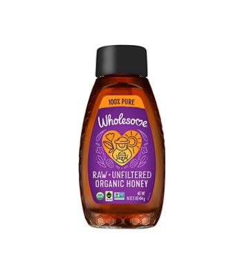 Wholesome Sweeteners Honey Raw Unfilt Sqz - 16 Oz