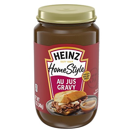 Heinz HomeStyle Bistro Au Jus Gravy Jar - 12 Oz - Image 3