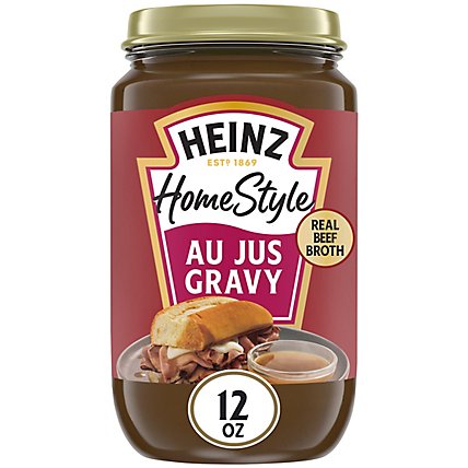 Heinz HomeStyle Bistro Au Jus Gravy Jar - 12 Oz - Image 1
