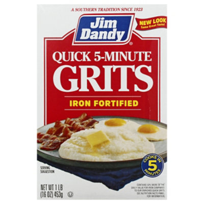 Jim Dandy Grits Quick With Iron - 16 Oz