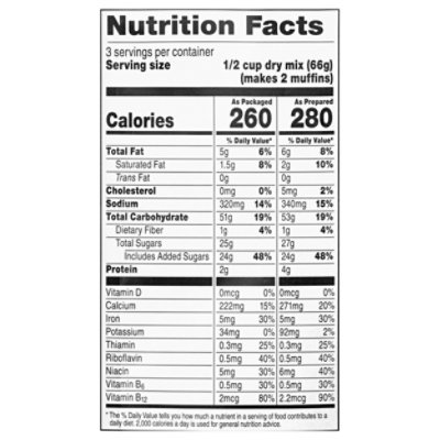 Martha White Muffin Mix Blueberry - 7 Oz - Image 3