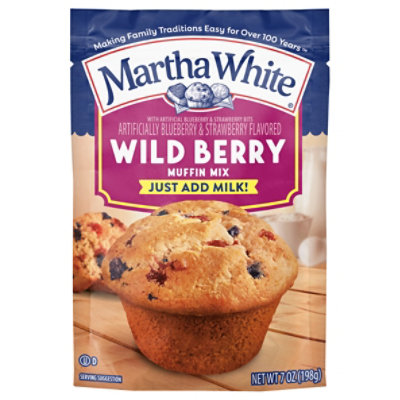 Martha White Muffin Mix Wild Berry - 7 Oz - Image 1