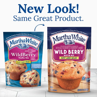 Martha White Muffin Mix Wild Berry - 7 Oz - Image 2