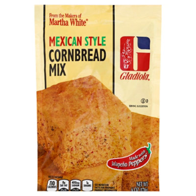 Gladiola Corn Bread Mix Mexican Style - 6 Oz
