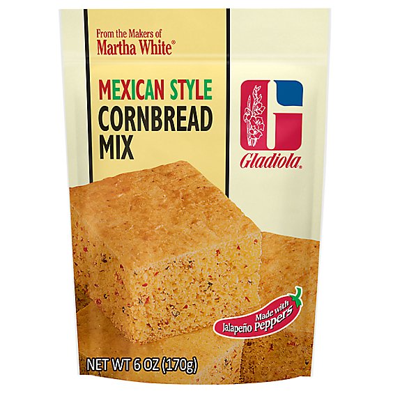 Gladiola Corn Bread Mix Mexican Style - 6 Oz