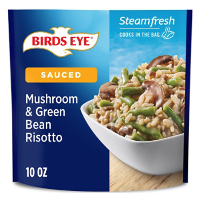 Birds Eye Steamfresh Sauced Mushroom & Green Bean Risotto Frozen Vegetable Side - 10 Oz - Image 1