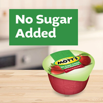 Mott's No Sugar Added Strawberry Applesauce Cups 6 Count - 3.9 Oz - Image 3