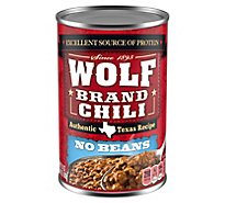 Wolf Brand Chili No Beans Original - 24 Oz