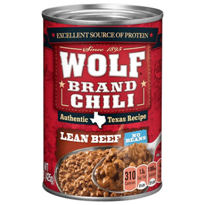 Wolf Brand Lean Beef Chili Without Beans - 15 Oz - Image 3