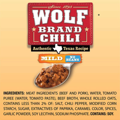 Wolf Brand Mild Chili Without Beans - 15 Oz - Image 4