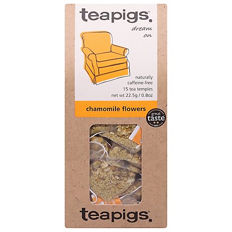 Teapigs Herbal Tea Dream On Chamomile Flowers - 15 Count