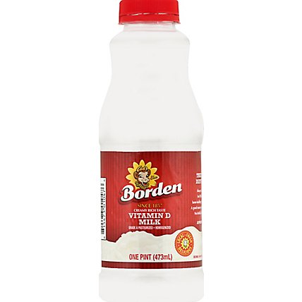 Borden Whole Milk - Pint - Image 2
