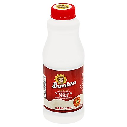 Borden Whole Milk - Pint - Image 1