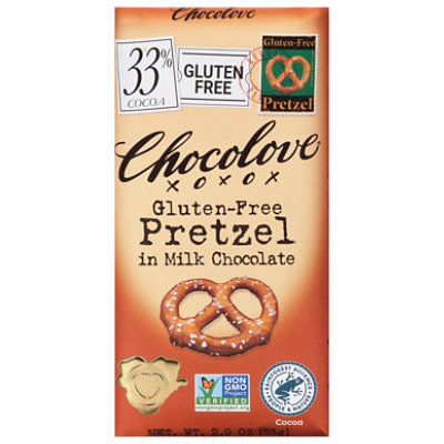 Chocolove Chocolate Bar Milk Chocolate Pretzel - 2.9 Oz - Image 3
