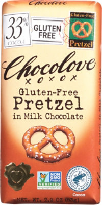 Chocolove Chocolate Bar Milk Chocolate Pretzel - 2.9 Oz - Image 2