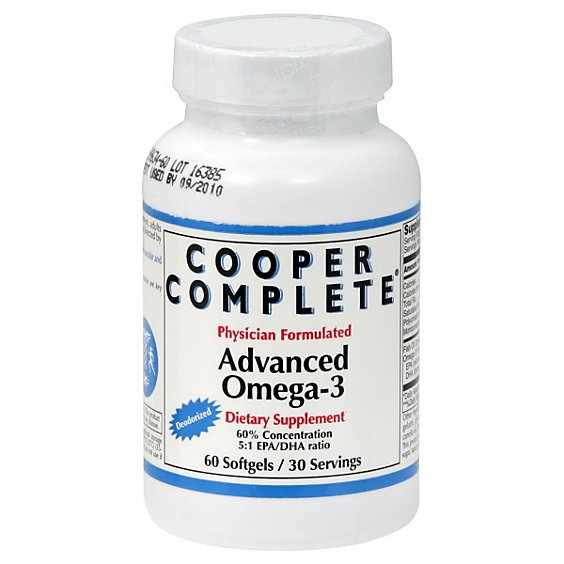 Cooper Complete Advanced Omega 3 Vitamin - 60 Count