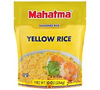Mahatma Rice Long Grain Saffron Yellow Seasonings Pouch - 10 Oz