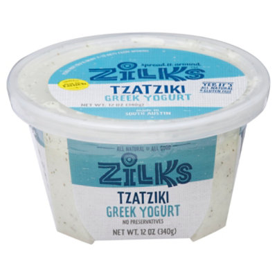 ツリキチ Zilks Tzatziki Greek Yogurt - 12 Oz - tomthumb