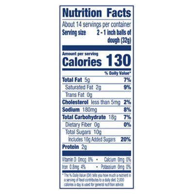 Pillsbury Eat Or Bake REESE'S Refrigerated Peanut Butter Cookie Dough - 16.5 Oz - Image 3