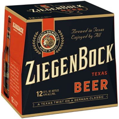 ZiegenBock Texas Amber Beer Bottles - 12-12 Fl. Oz. - Image 2