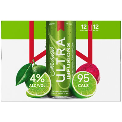 Michelob Ultra Infusions Lime & Prickly Pear Cactus Beer Cans - 12-12 Fl. Oz. - Image 4