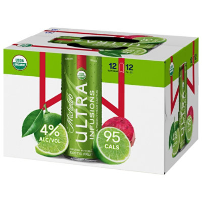 Michelob Ultra Infusions Lime & Prickly Pear Cactus Beer Cans - 12-12 Fl. Oz. - Image 5