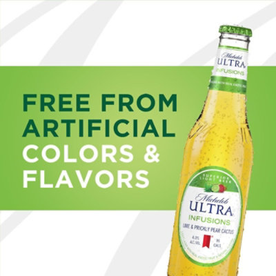 Michelob ULTRA Infusions Lime And Prickly Pear Cactus Light Beer In Bottles - 12-12 Fl. Oz. - Image 5