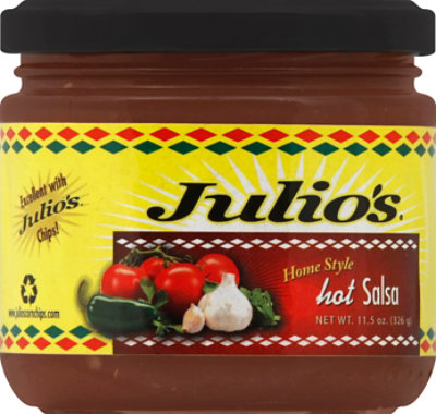 Julios Salsa Home Style Hot Jar - 11.5 Oz - Image 2