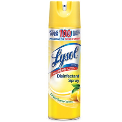 Lysol Lemon Breeze Disinfectant Spray - 19 Fl. Oz. - Image 2