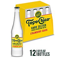 Topo Chico Strawberry Guava Hard Seltzer 4.7% ABV Bottles - 12-12 Fl. Oz.