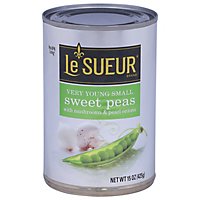 Le Sueur Peas Sweet Very Young Small With Mushrooms & Pearl Onions - 15 Oz - Image 1