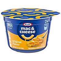 Kraft Original Macaroni & Cheese Easy Microwavable Big Cup Dinner Cup - 4.1 Oz - Image 5
