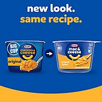 Kraft Original Macaroni & Cheese Easy Microwavable Big Cup Dinner Cup - 4.1 Oz - Image 2