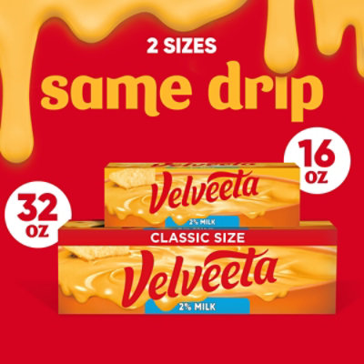 Velveeta 2% Milk Reduced Fat Pasteurized Recipe Cheese Product Block - 16 Oz - Image 7