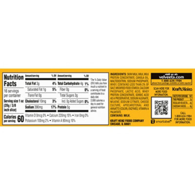 Velveeta 2% Milk Reduced Fat Pasteurized Recipe Cheese Product Block - 16 Oz - Image 8