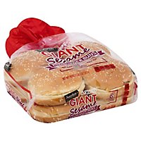 Signature SELECT Buns Hamburger Seeded Giant 8 Count - 20 Oz - Image 1