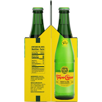 Topo Chico Mineral Water Sparkling Twist Of Lime - 4-12 Fl. Oz. - Image 2