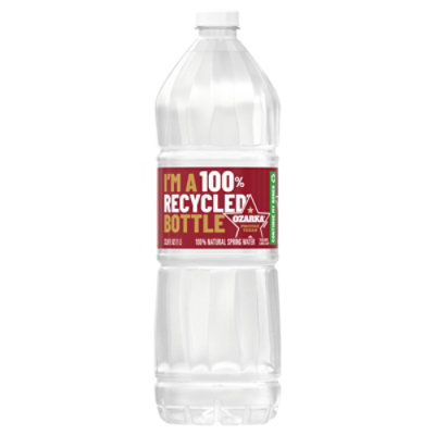 Ozarka 100% Natural Spring Water Bottle - 33.8 Fl. Oz. - Image 1