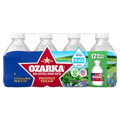 Ozarka 100% Natural Spring Water Minis - 12-8-Fl. Oz. - Image 6