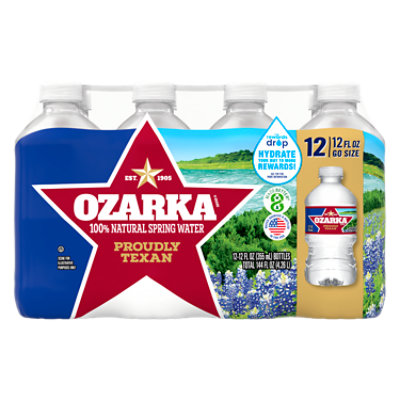 Ozarka 100% Natural Spring Water - 12-12 Fl. Oz. - Image 2