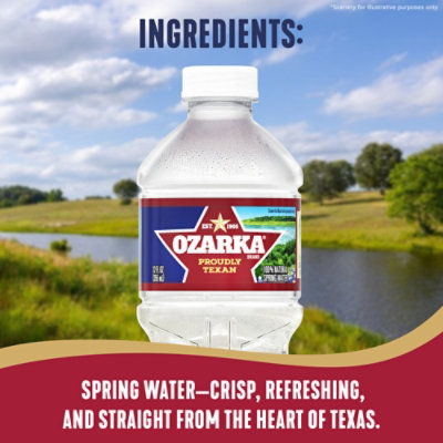 Ozarka 100% Natural Spring Water - 12-12 Fl. Oz. - Image 3