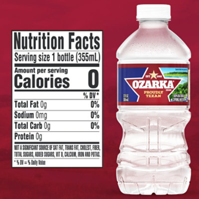 Ozarka 100% Natural Spring Water - 12-12 Fl. Oz. - Image 4