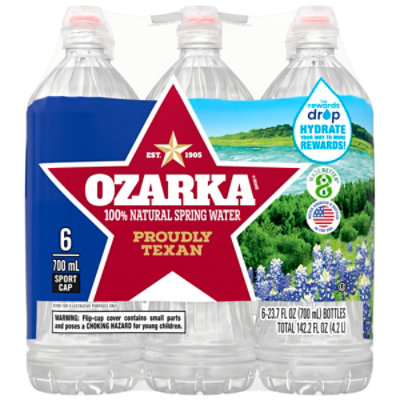Ozarka 100% Natural Spring Water Sport Cap Bottle - 6-23.7 Fl. Oz. - Image 6