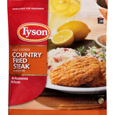 Tyson Fully Cooked Country Fried Steak Patties - 20.5 Oz - Image 1