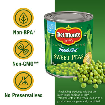 Del Monte Fresh Cut Peas Sweet - 8.5 Oz - Image 4