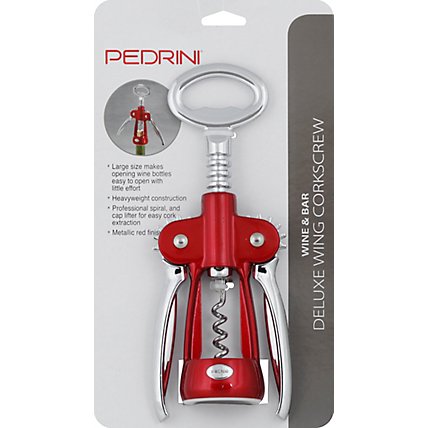 Ped Deluxe Corkscrew Red - Each - Image 2